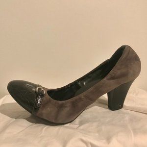 Franco Sarto gray heels